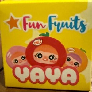 Baby Three Yaya Fun Fruit Plush Pendant Blind Box